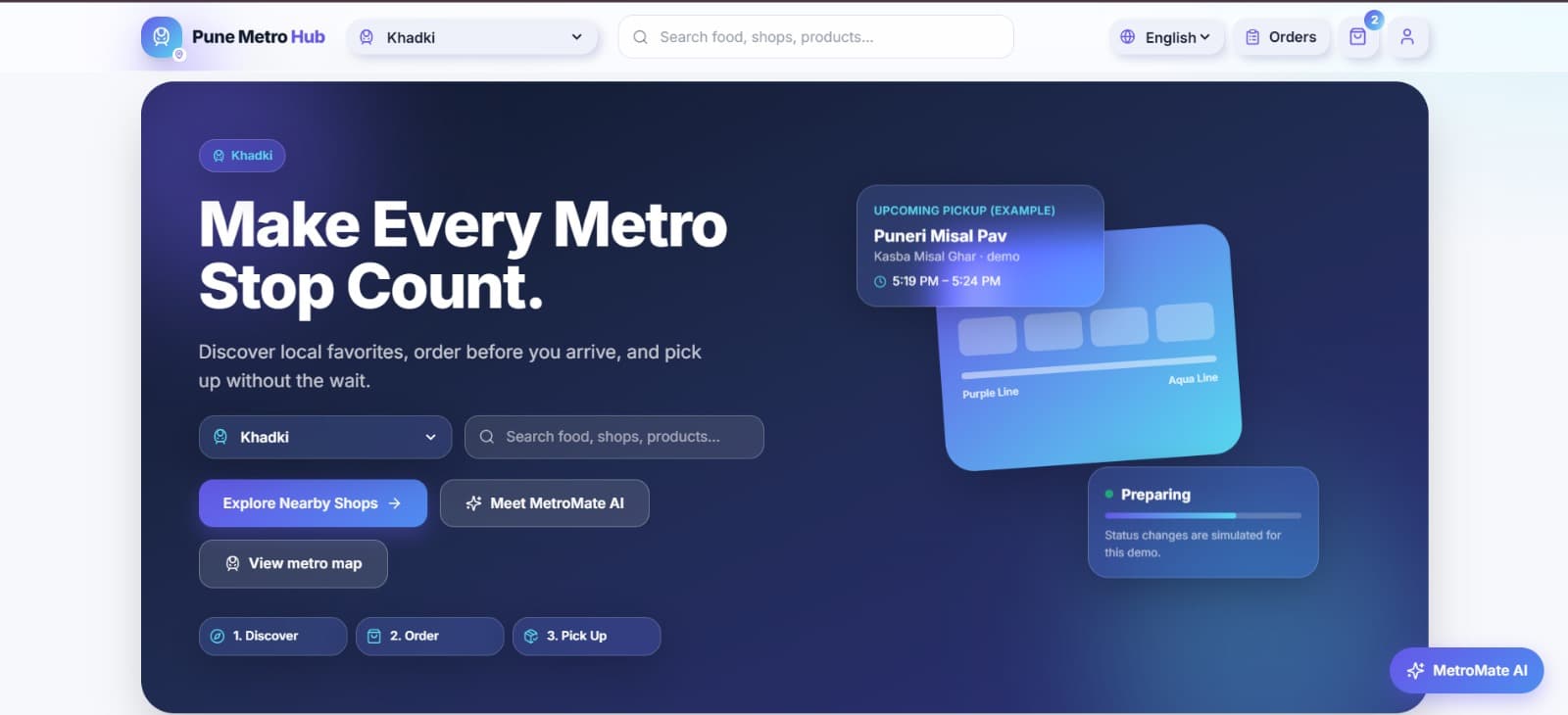 MetroHub — screenshot 1