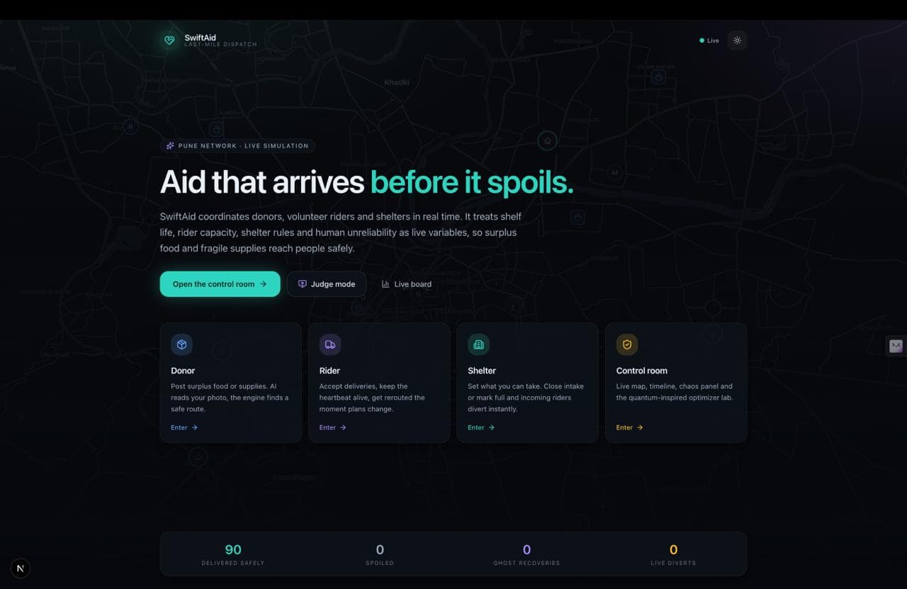 SwiftAid — screenshot 1