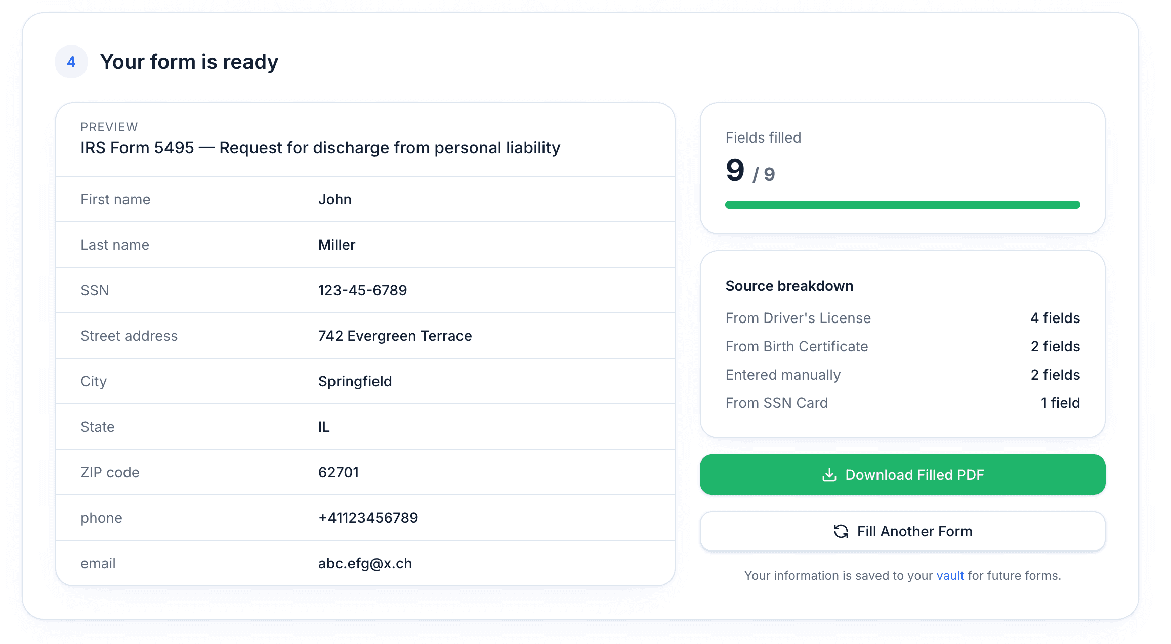 FormFree — screenshot 4