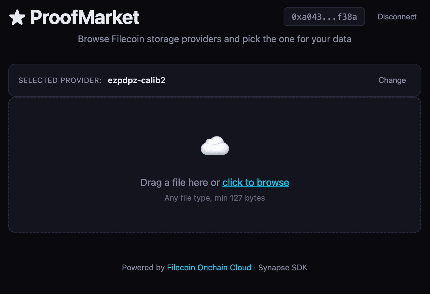 ProofMarket — screenshot 2