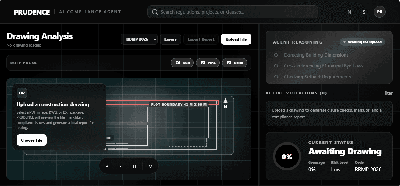PRUDENCE (PRudential Urban Development Compliance Engine) — screenshot 3