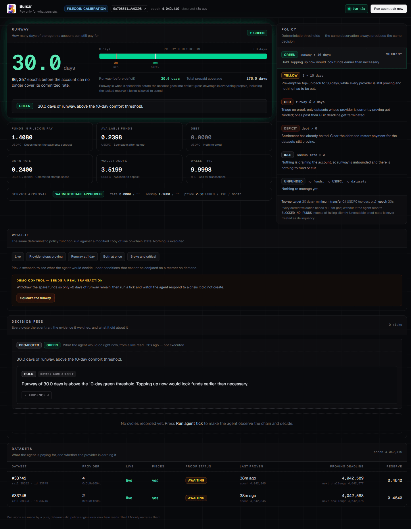 Bursar — screenshot 2