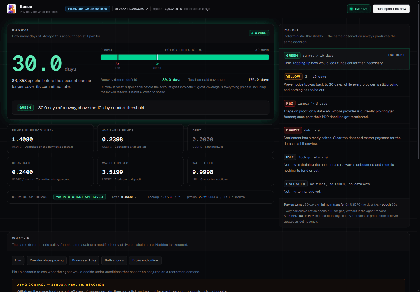 Bursar — screenshot 1