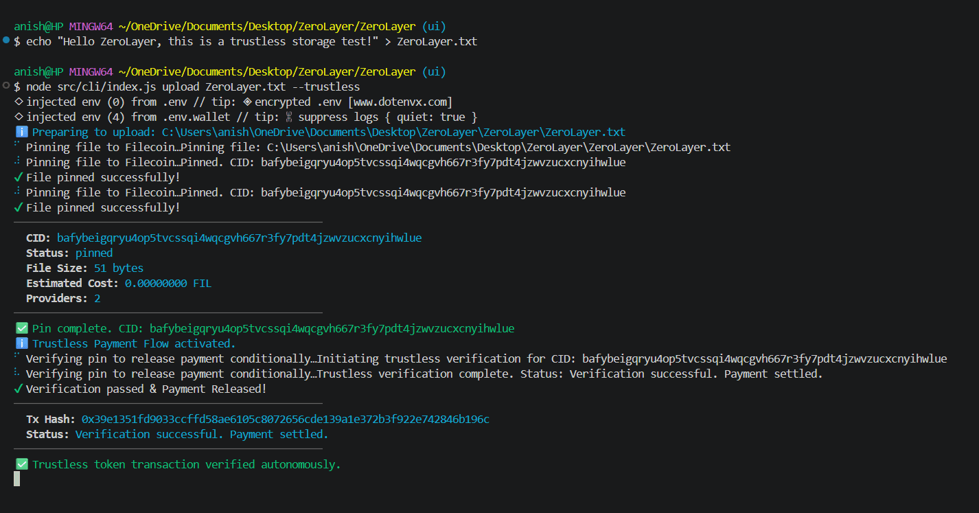 ZeroLayer — screenshot 2