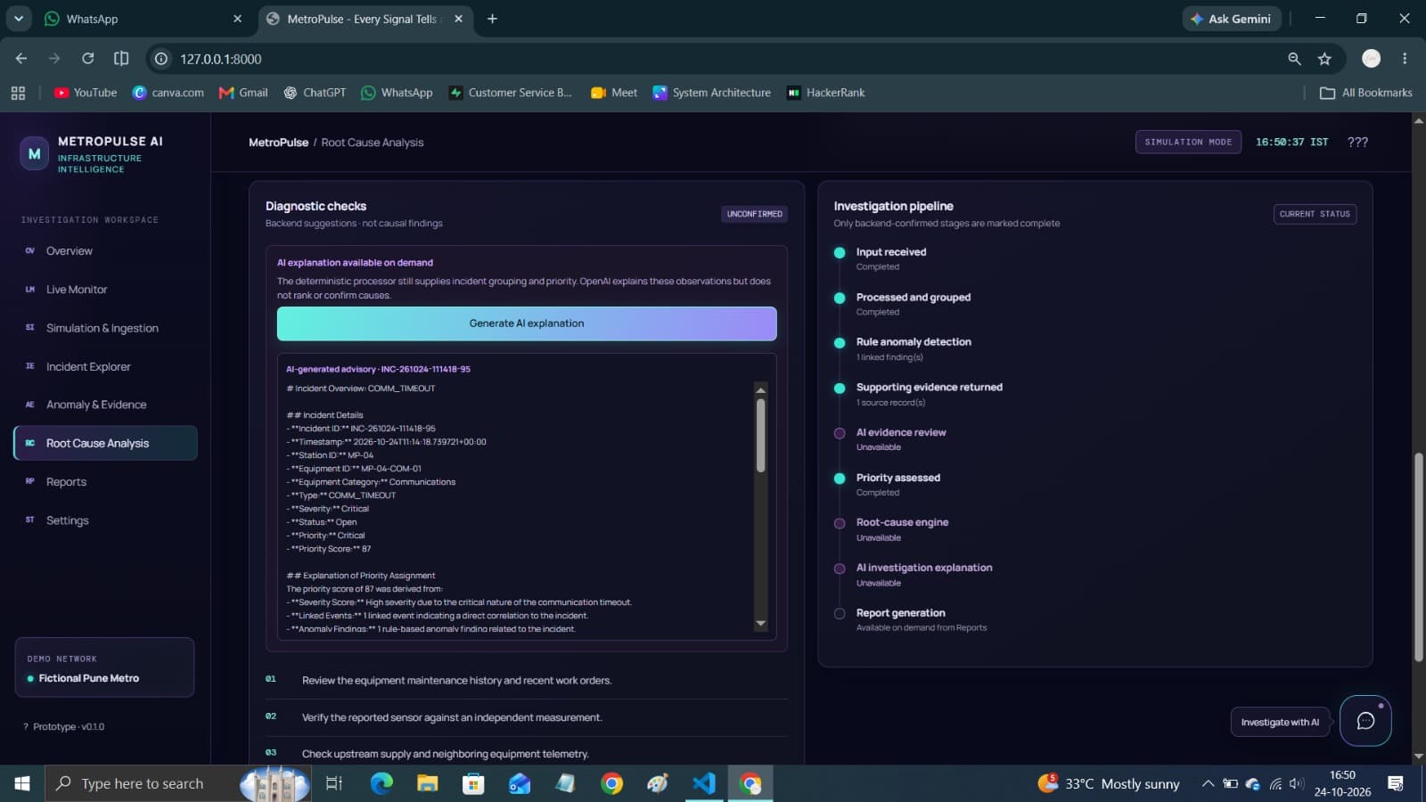 MetroPulse — screenshot 2