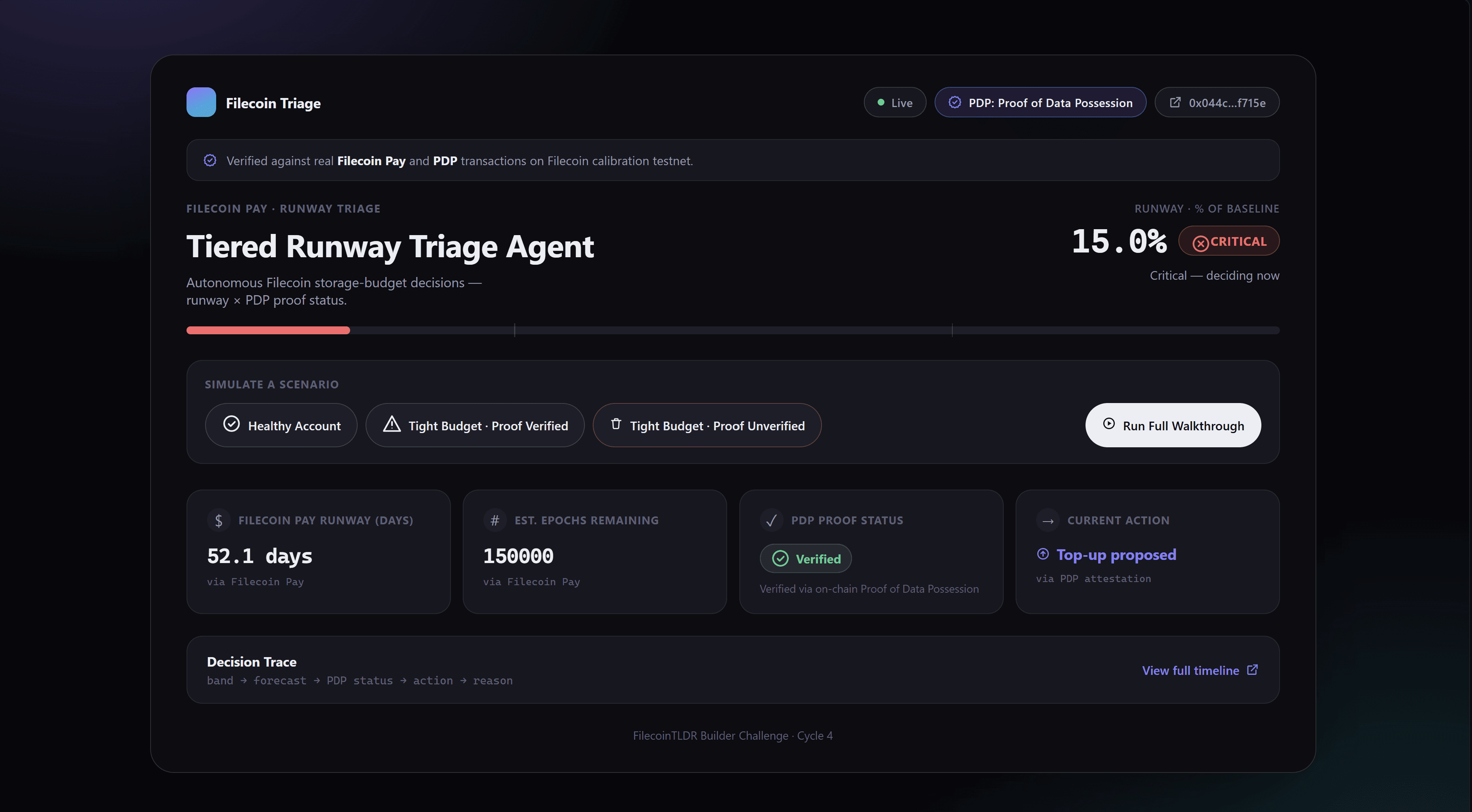 Tiered Runway Triage Agent — screenshot 2