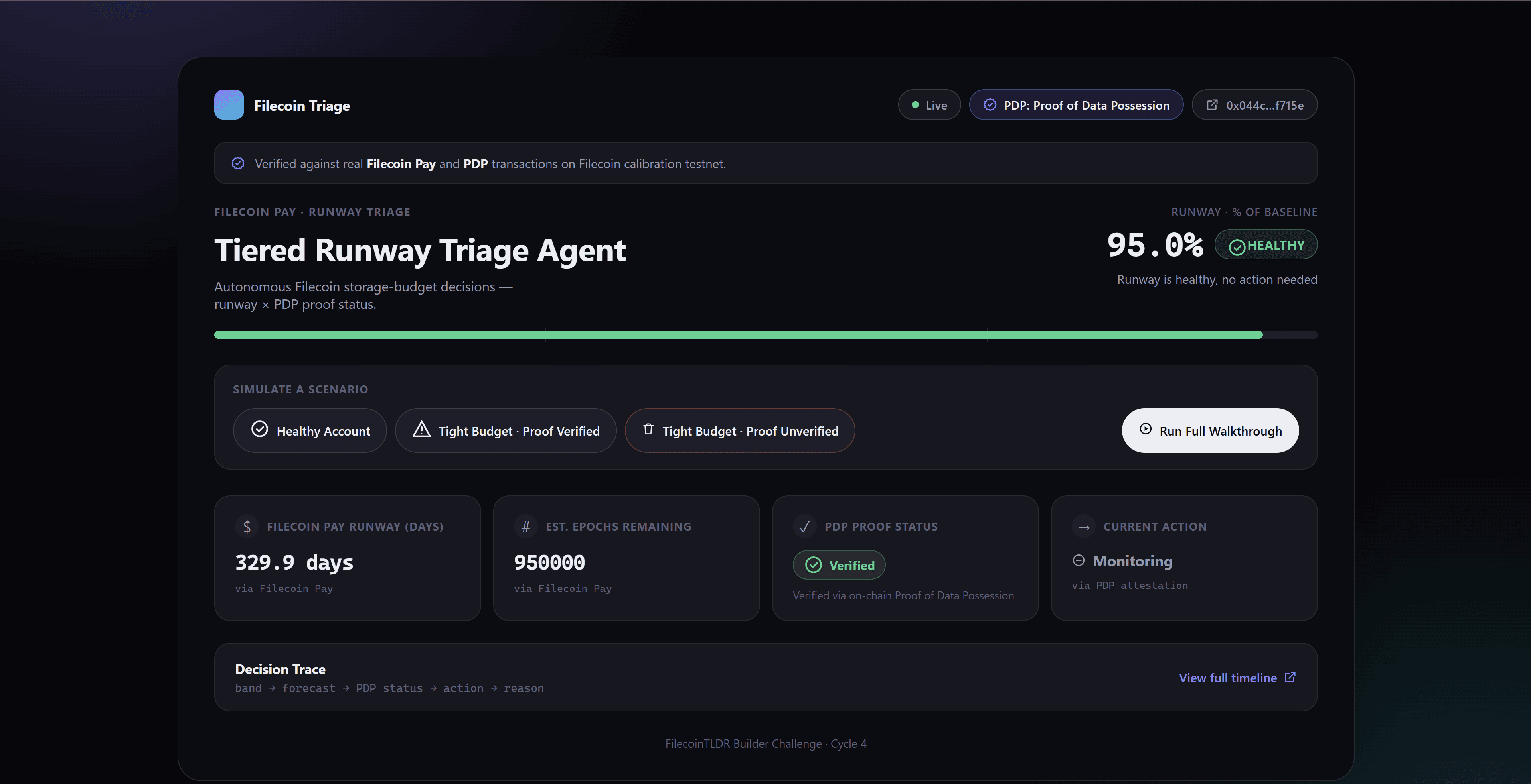 Tiered Runway Triage Agent — screenshot 1