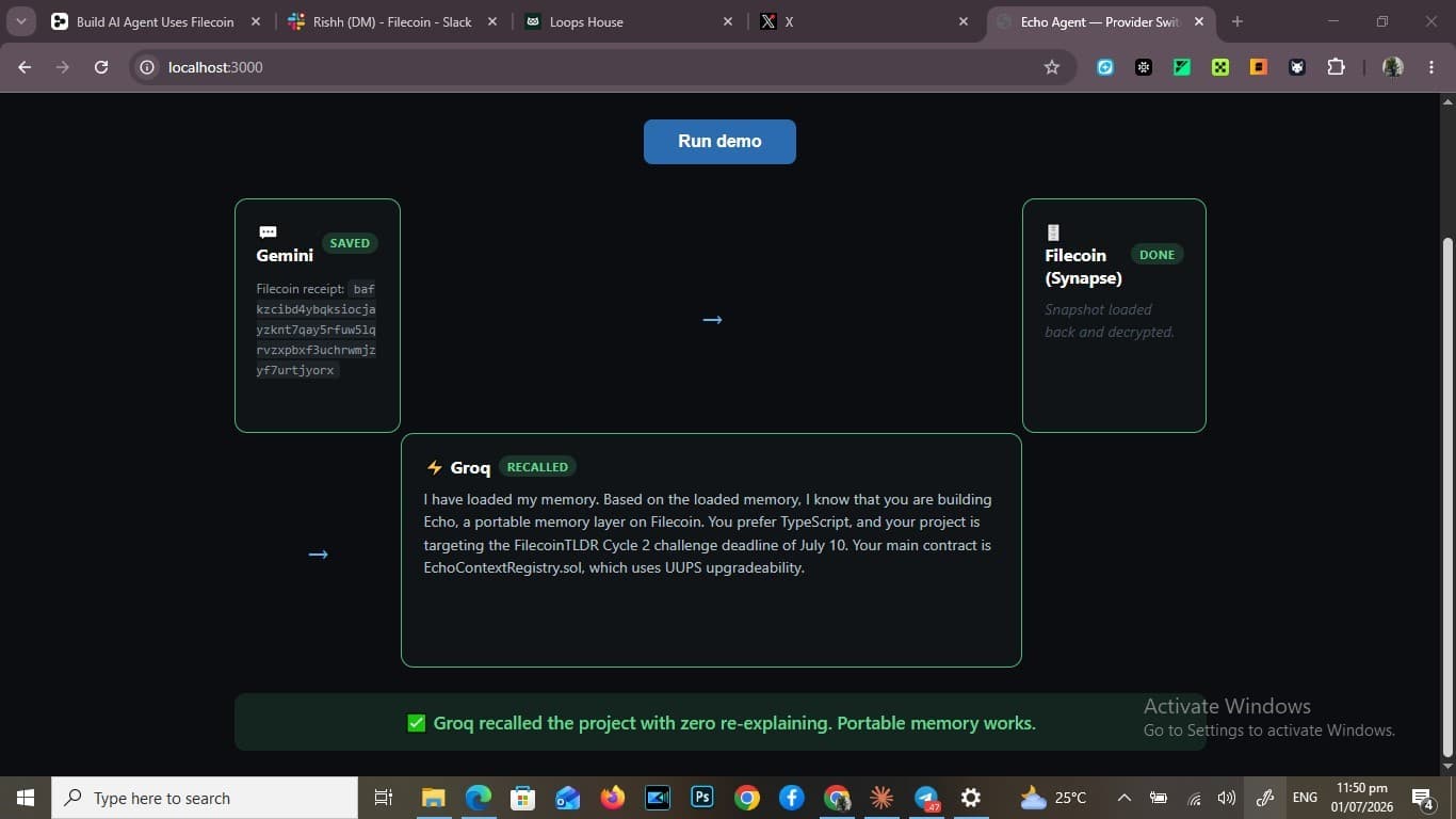 Echo Agent — screenshot 2