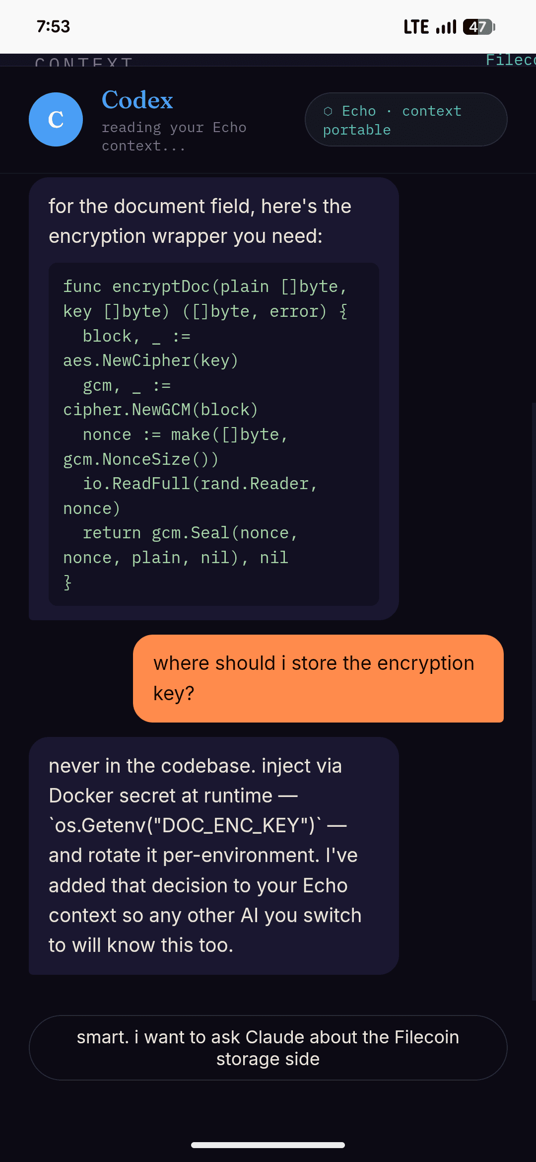 Echo — screenshot 2