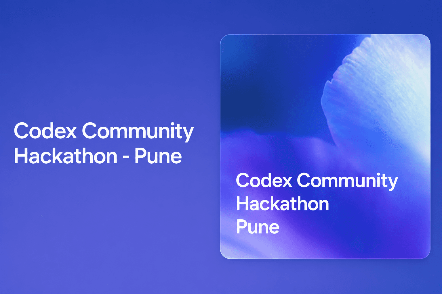 Hackathon hero visual