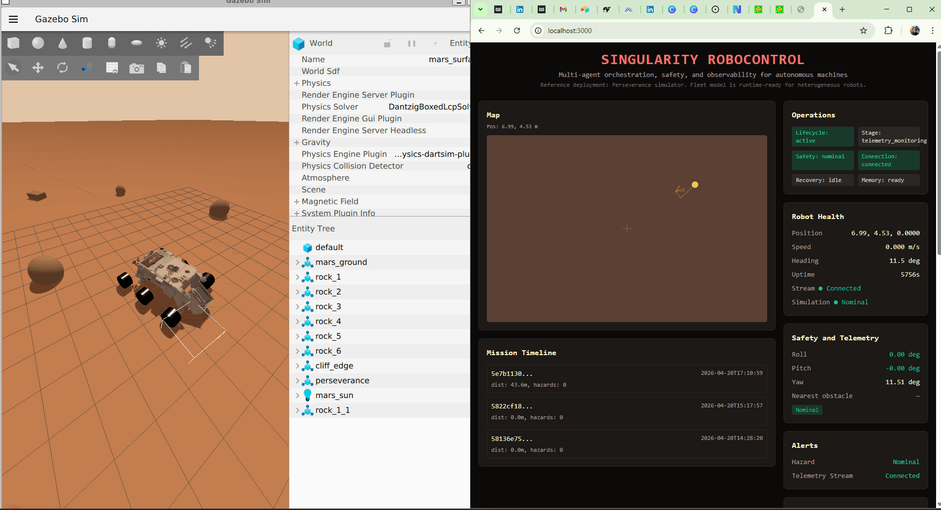 Singularity RoboControl — screenshot 1