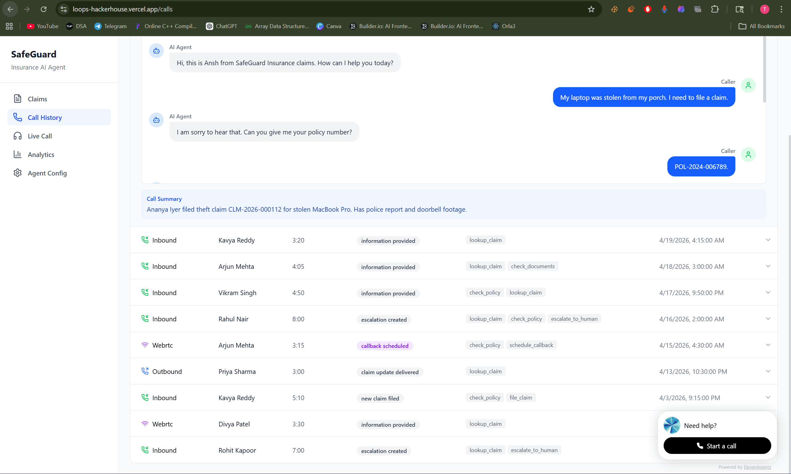 SafeGuard — screenshot 2