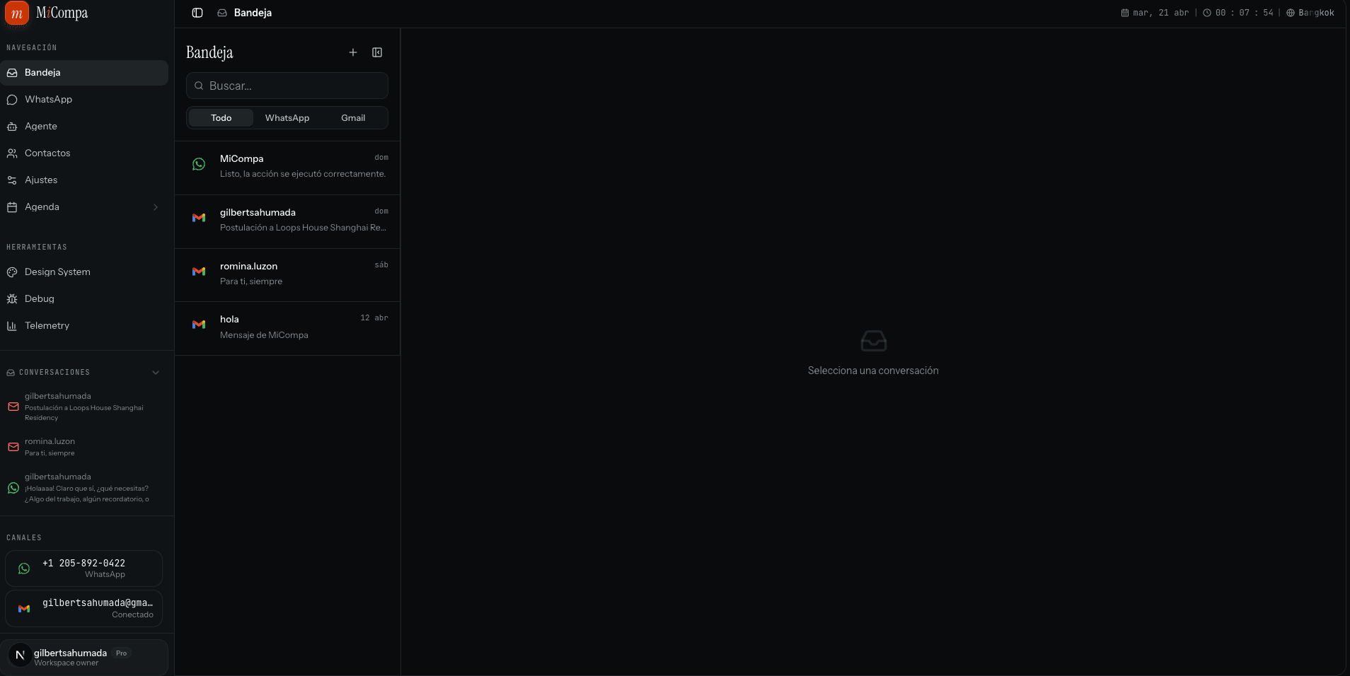 MiCompa — screenshot 1