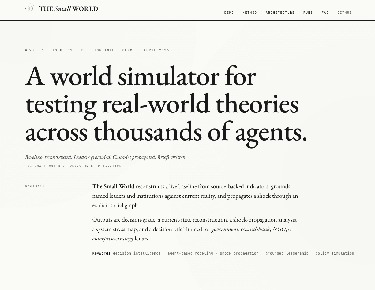 Small World — screenshot 2