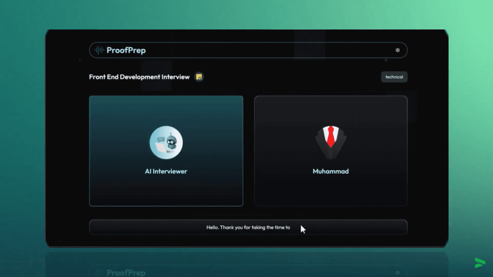 ProofPrep — screenshot 2