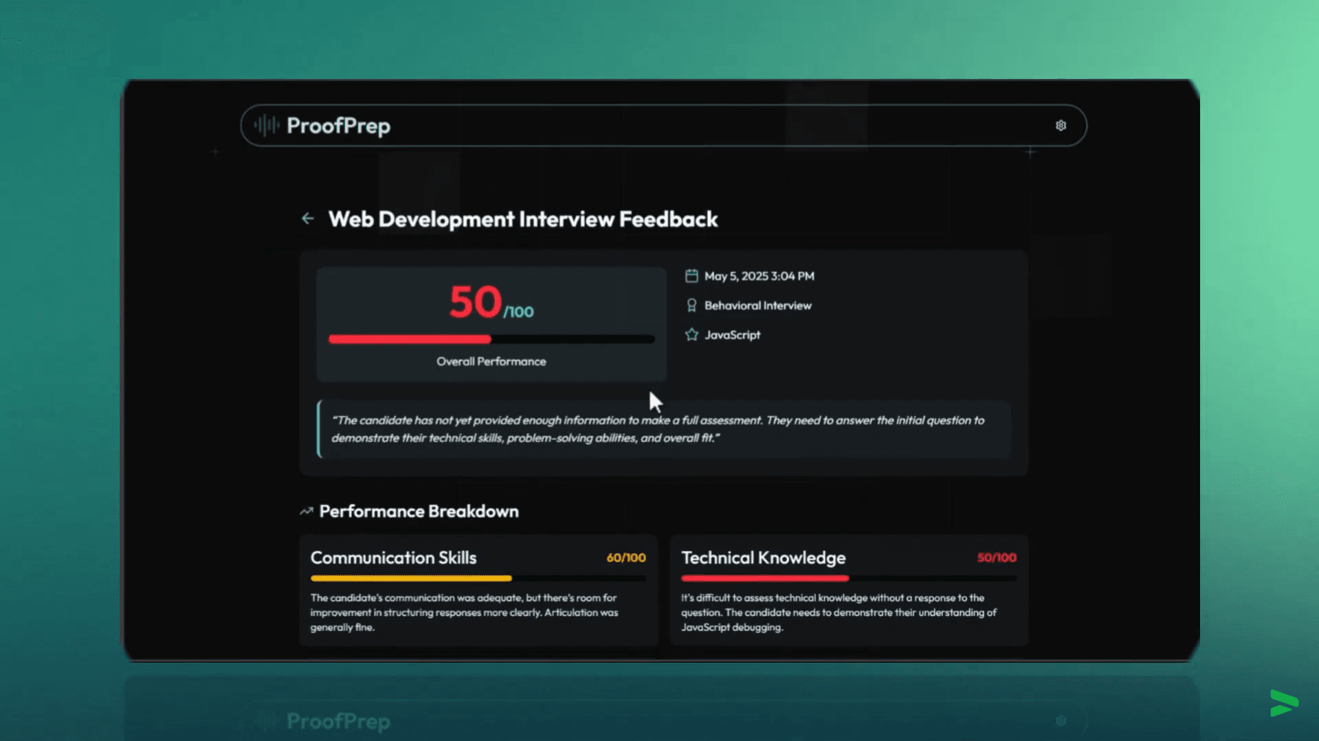 ProofPrep — screenshot 3
