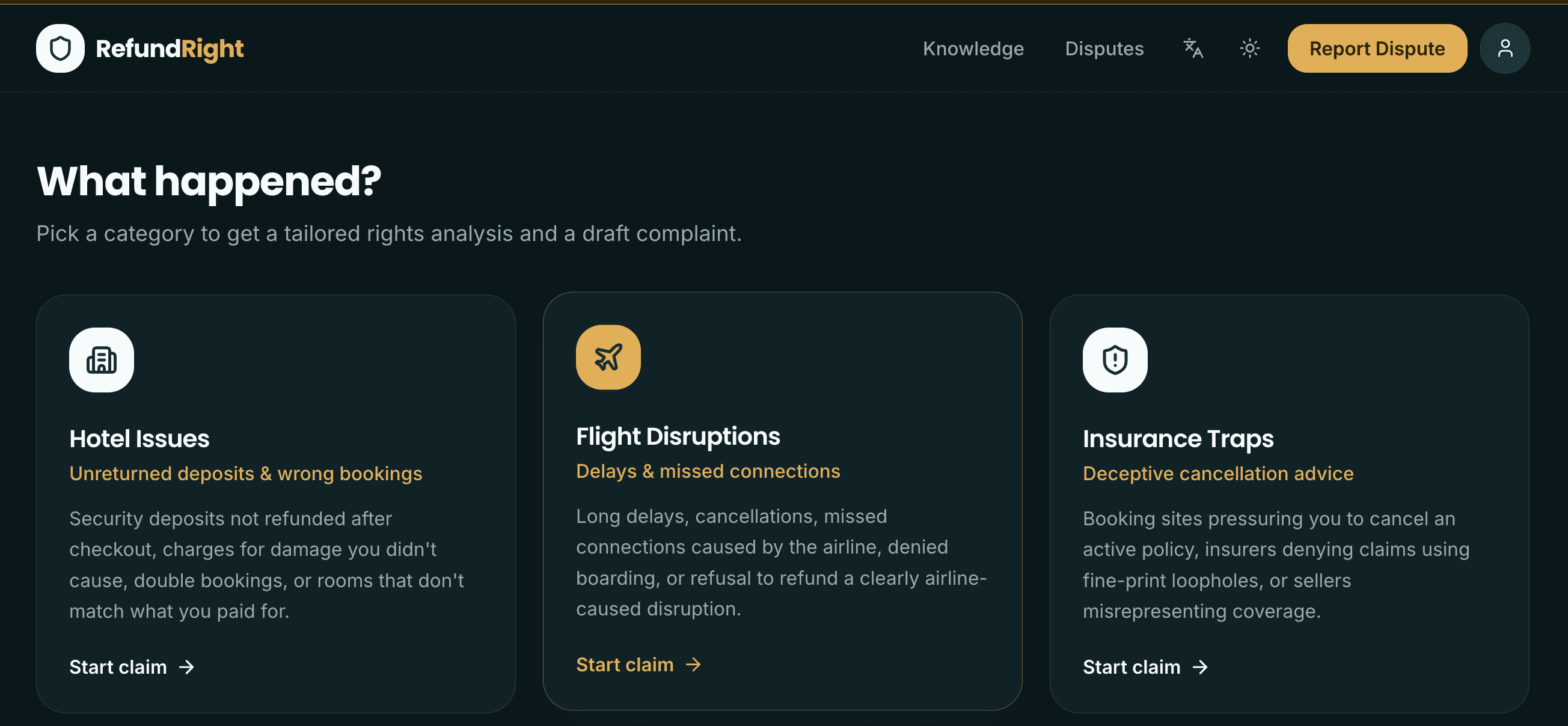 RefundRight — screenshot 2